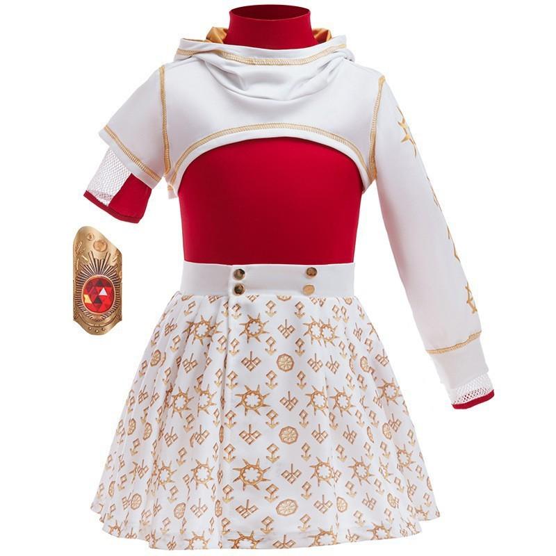 4 Zombies Dawn Of The Vampires Kids Cosplay Outfit Dress Halloween Fashion Party