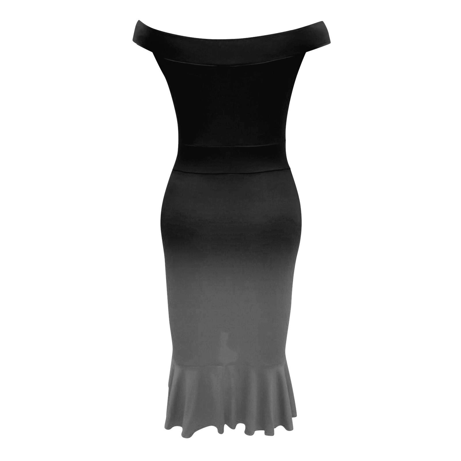 Женское сексуальное платье с градиентным цветным принтом и разрезом по бокам — фото 5