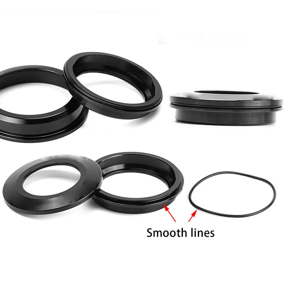 Bicycle Front Fork Bowl Set Aluminium Alloy Waterproof Anodized Bicycle Headset Spacer for 44?50.6mm Tapered Head Tube Frame