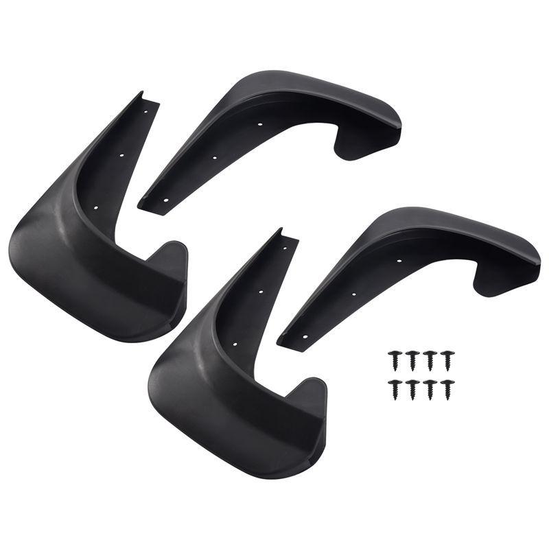 WO-Universal Mudflaps Mud Flaps Flap Splash Guards Mudguards Car Auto Van SUV Trucks Sedan Wheel Fender Front Rear