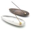 1x Japanese Style Alloy Incense Holder for Sandalwood Incense Sticks Zen Household Incense Burner Metal Home Fragrance Products