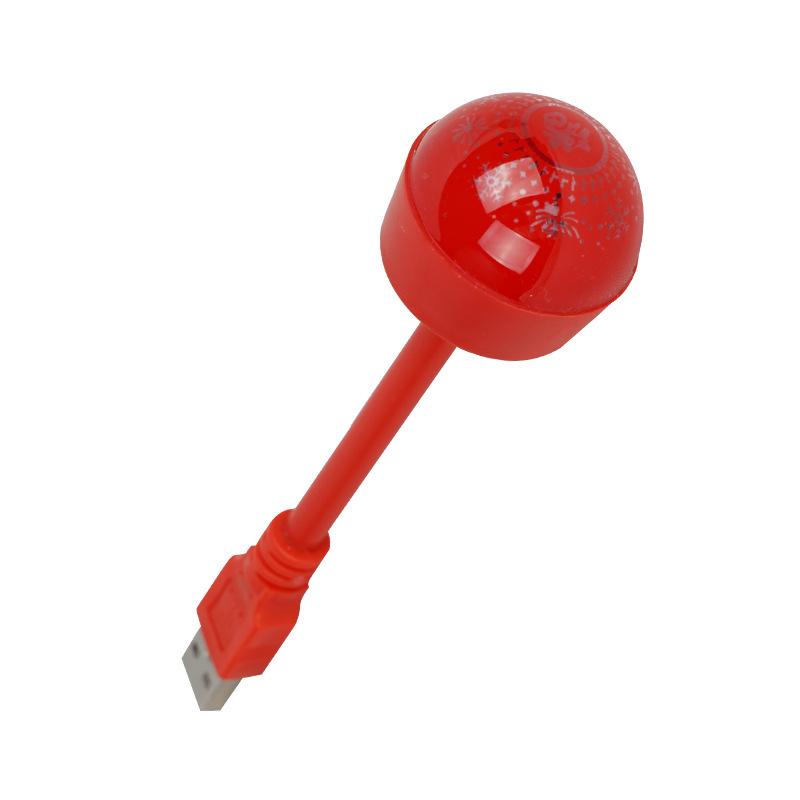 Lollipop Little Fortune Lamp Festive Blessing Atmosphere Night Light Mini Projector Lamps