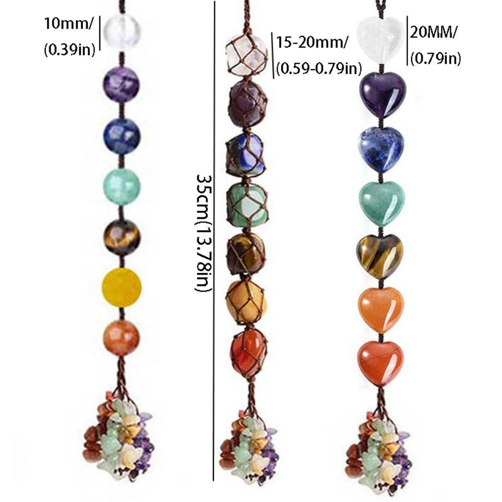 Charming Car Hanging Pendant Mysterious Natural Stone Ornaments Crystal Hanging Ornament  Interior