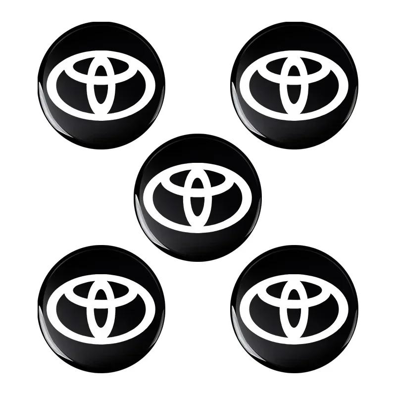 

14 мм Наклейки на ключ от машины с пультом управления Эмблема Аксессуары для Toyota Yaris Corolla Avensis Aygo Vitz Vios Yaris Mark-X Mirai