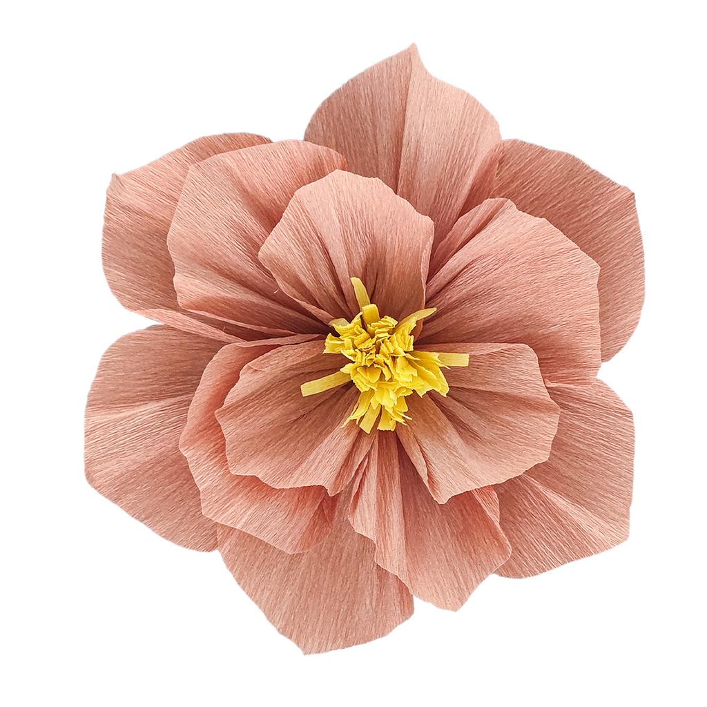 Lotus 20/25/30Cm Root Color Wrinkle Paper Flower Pleated 3D Paper Art Flowers Wedding Room Decoration Background Wall Layout