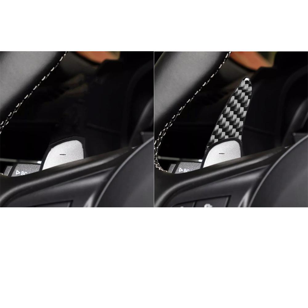 For 2012-16 Toyota 86 Carbon Fiber ABS Steering Wheel Shift Paddle Shifter PAIR