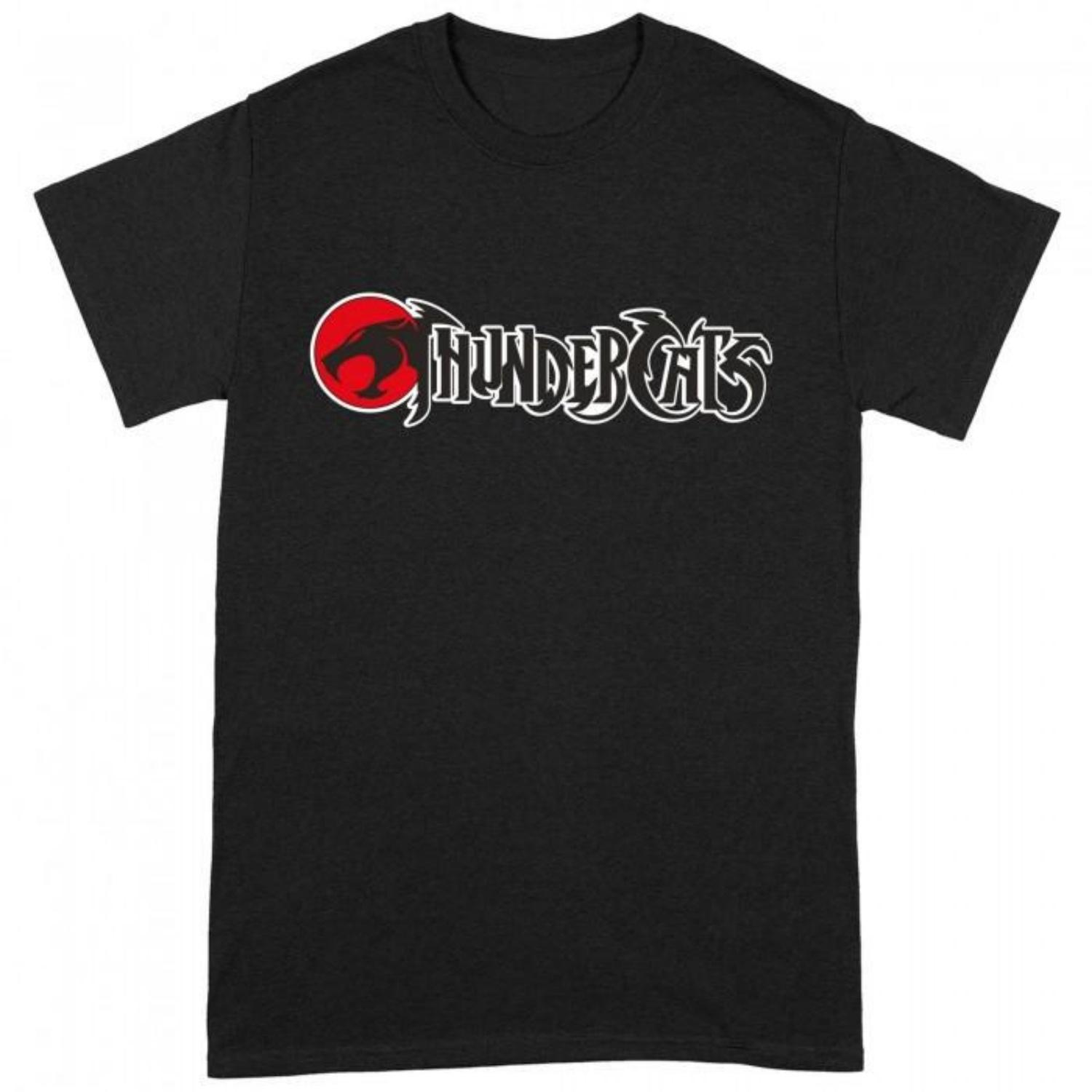 

Унисекс футболка для взрослых с логотипом Thundercats S чёрный