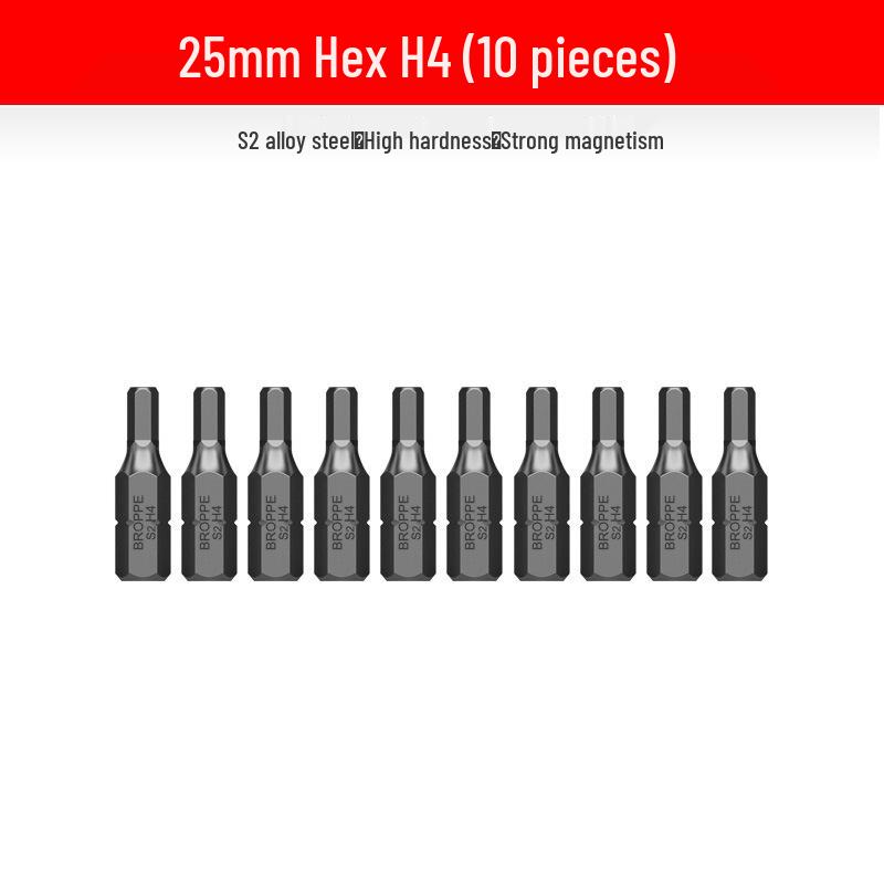 Compact Electric Screwdriver Bit Set: Phillips, Slotted, Torx, Hex, Strong Magnetic Power Drill, S2 Magnetic Bits.