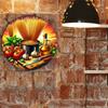 Vintage Tin Sign Pasta Kitchen Wall Art Metal Poster Home Decor