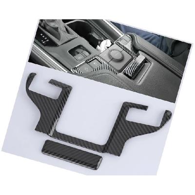Bilmittkonsol Knappskydd Trim Passar För Toyota Grand Highlander 2024-2025 Kolfiberstil ABS