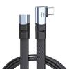 PD240W Fast Charging Line USB C to Type C Cable Quick Charging Right Angle Wire 90 Degree Data Cable