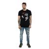 Elf Mens Mono Distressed Poster T-Shirt