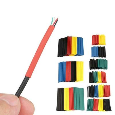 580 Adet Isı Büzüşmeli Boru Yalıtım Büzüşmeli Boru 2:1 Telli Kablo Kılıfı Kiti