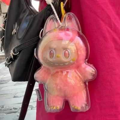 Per Labubu Crybaby Copertura Protettiva Trasparente Copertura per Giocattolo di Peluche Scatola Portaoggetti