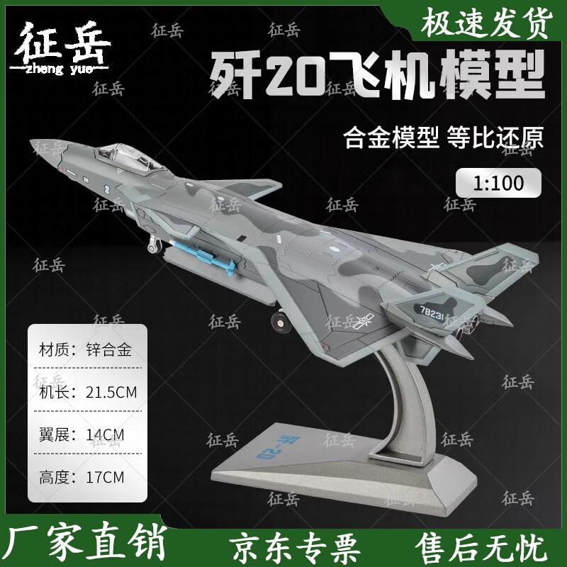 Zhengyue J-20 Fighter Jet Alloy Display Model