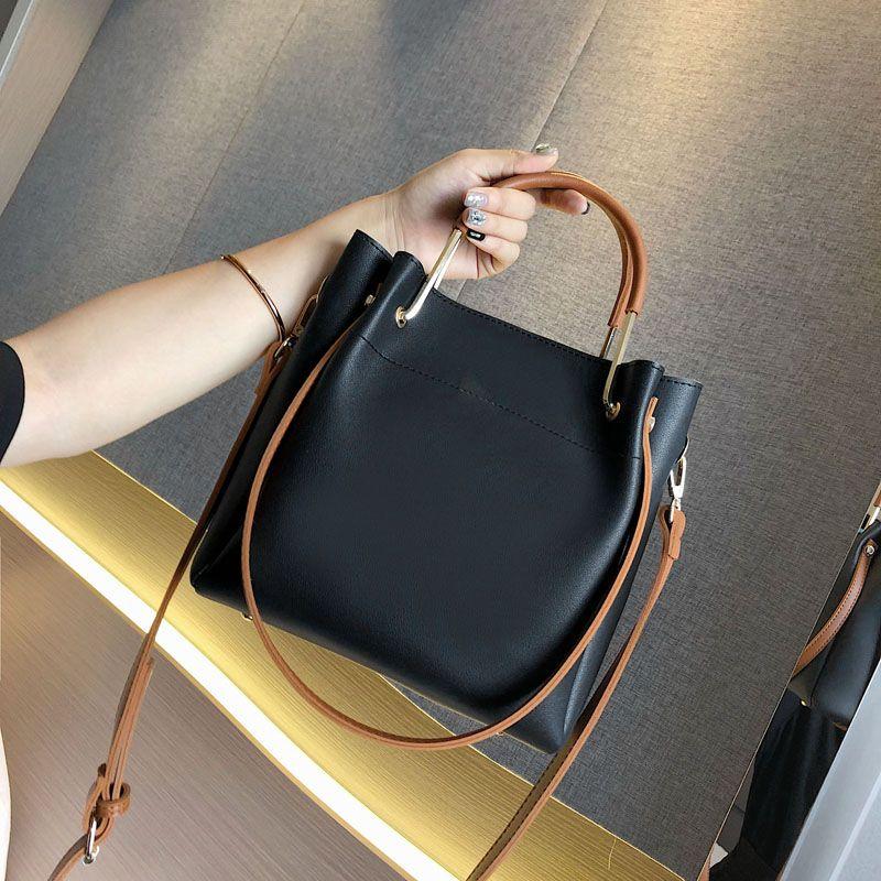 Bag Women's Bucket Bag Large Capacity One Shoulder Handheld Crossbody Bag