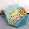 Garfield Automatic Folding Umbrella with 3-Fold Design and Iron Frame - Perfect for Outdoor Use, Travel, and Gifts!0104432a