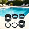 2 Stuks Zwembadpomp Koppeling Reparatiekit Bevat Moeren Ringetjes & O-ringen Zwembad Pijpverbinders voor SPX320