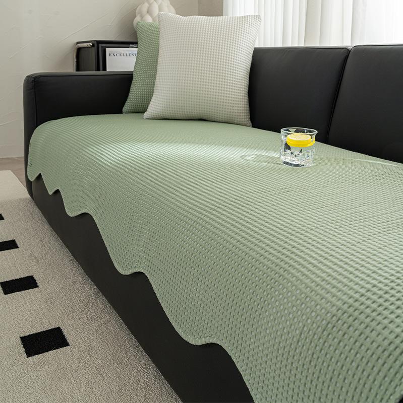 Cool Doudou Waffle Special-Shaped Sofa Cushion Summer Mat Cushion New Straight Ice Silk Sofa Cover