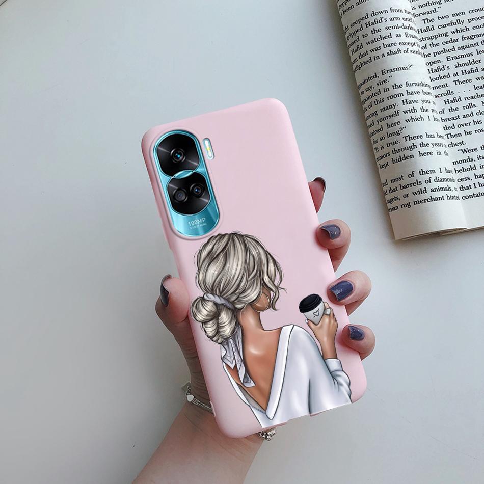 For Huawei Honor 90 Lite Case Honor90 Lite Soft Silicon Super Mom Baby Fashion Girls Back Cover for Honor 90 Lite 5G 6.7" Fundas