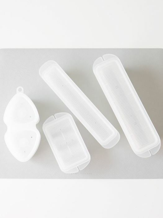 kamomekitchen ланч-бокс для пикника форма для кимбапа 4 вида 2-hole triangle kimbap mold