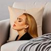 POP Singer AAdele Adkins Cushion Cover Pillowcase Antidustmite Invisible Zipper Short Plush Sofa Cushion