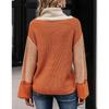 Autumn New Long Sleeve Loose Turtleneck Knitted Sweater Women Winter Vintage Plus Size Pullover Sweaters Ladies Elegant Fashion Casual Knitwear 25096