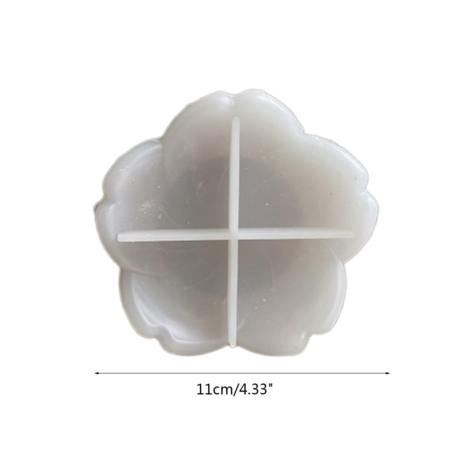 2 STKS Grote Hars Dienblad Mallen Onregelmatige Ovale Ronde Dienblad Siliconen Mal met Rand Sieraden Dienblad Trinket Plaat Kaars Houder Mold voor Epoxy Hars Gieten Beton Cement DIY Art Craft Home