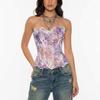 European Royal Court Style Lace Bustier - Body Shaping Mesh Top