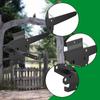 Self Locking Gate Latch Spring Outdoor Automatic  Lever Fence Gate Lock for Barn Door Backyard Porch Pool Gates Courtyard