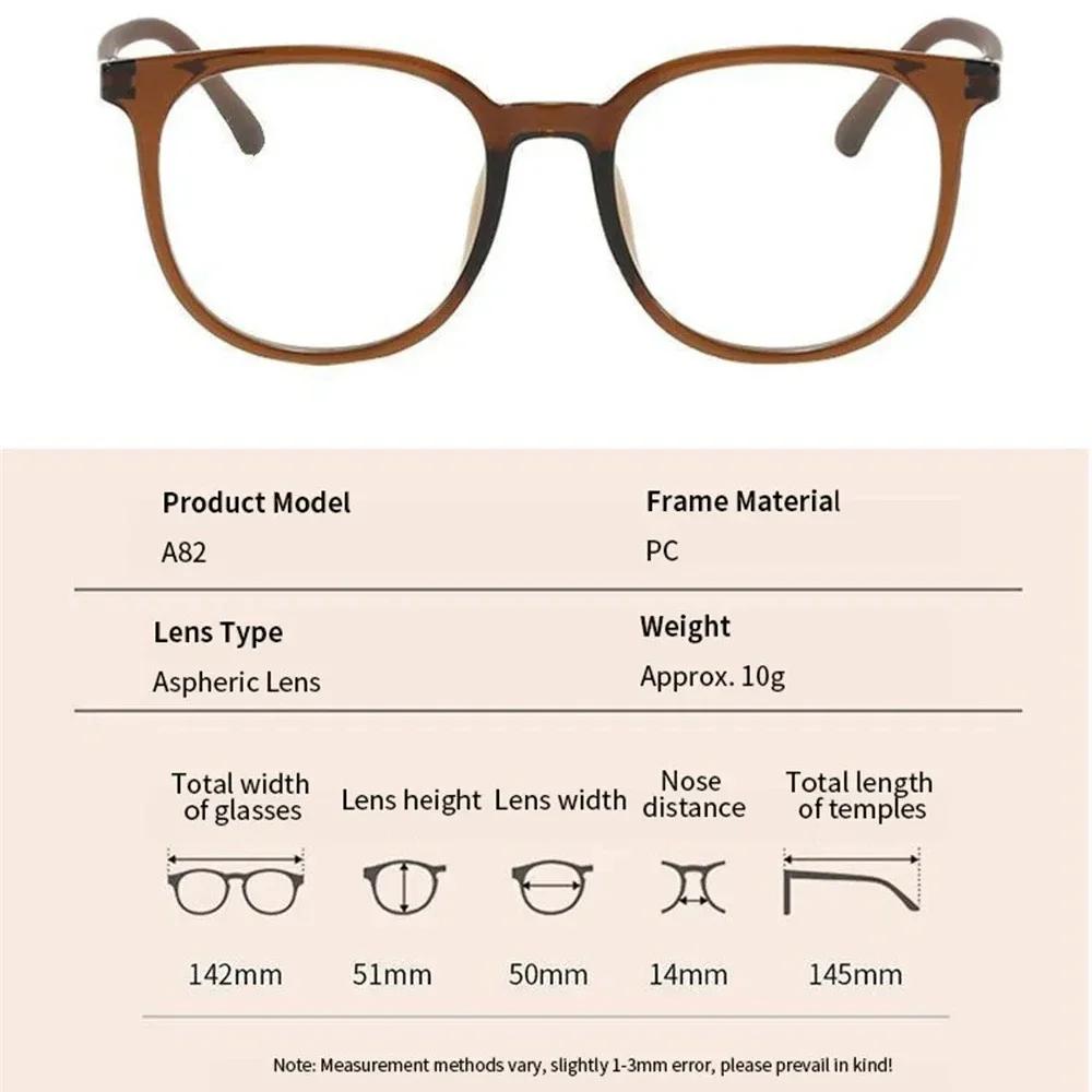 Luxury Finished Myopia Glasses for Ladies Unisex Vintage Blue Light Blocking Eyewear Fashion Women's Minus Sight Eyeglasses -4.0