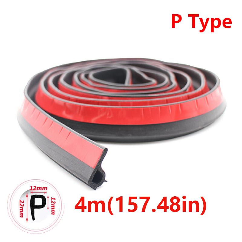 Gummidichtungsstreifen für Autotüren, ZPD-förmige Verkleidung, Geräuschdämmung, Wetterstreifen, ZPD-Typ, Gummistreifen für Autozubehör