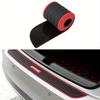 Car Rear Bumper Scuff Plate, Trunk Lid Threshold Rubber Strip, Anti-Scratch Paint Protection Film for Vehicle Exterior Accessories