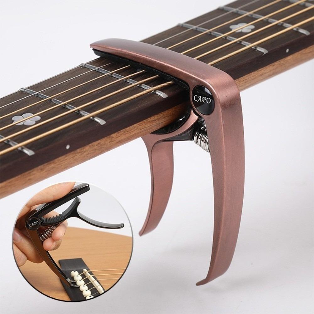 Excellent Guitar Capo Adjustment Clip Precise Metal Tuning Easy Clamp for Acoustic Electric Guitar Durable Guitar Tuner Clip