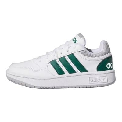 Hoops K White Collegiate Green Detské tenisky Cloud-White Grey-Two IG3830