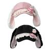 Lovely Rabbits Ear Beret Cap Breathable Cotton Subcultural Octagonal Hat For Streetwear Anime Event Gathering Dressingup