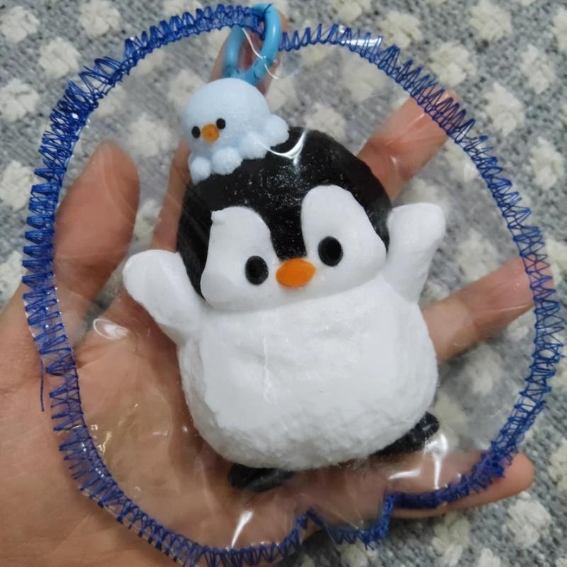 Cute Chubby Penguin Slow Rebound Stress Relief Toy Ultra Soft Squeeze Toy Super Soft Cream Mud Fun Creative Gift For All Ages