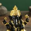Elefantenstatue Hindu Elefantengott Statue Lord Ganesha Figur Elefantengott Skulptur Tischdekoration Ornament