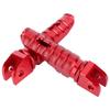 2pcs Rear Foot Pegs Footrest Aluminum Alloy Replacement FP‑256‑Set for DUCATI 1098 1198Red