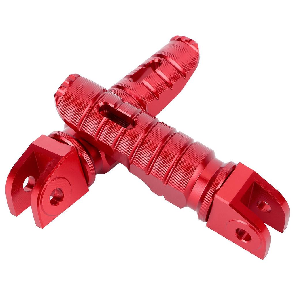 2pcs Rear Foot Pegs Footrest Aluminum Alloy Replacement FP‑256‑Set for DUCATI 1098 1198Red