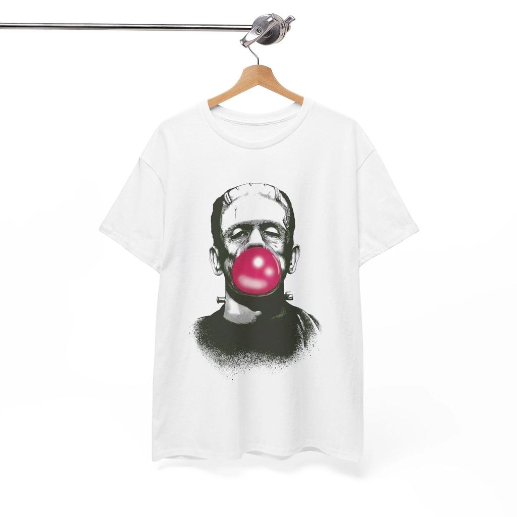Frankenstein's Monster Seifenblasen Pusten T-Shirt, Frankenstein's Shirt, Unisex Tee