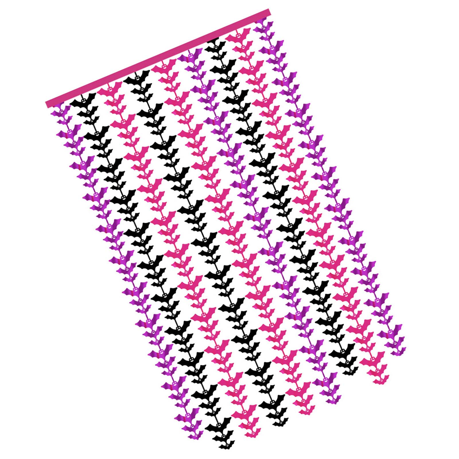 

Хэллоуин летучая мышь кисточка бахрома занавеска для двери красочные ПЭТ ленты для праздничного украшения дома 1