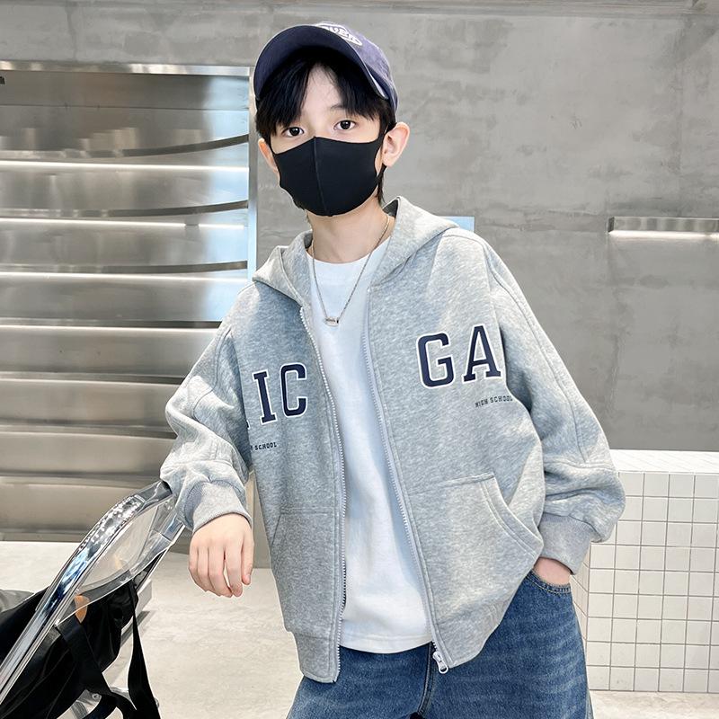 

Стильний світшот для хлопчиків та дівчаток 2025: Новий Молодіжний Осінньо-Зимовий Вуличний Стиль Топ 130 cm