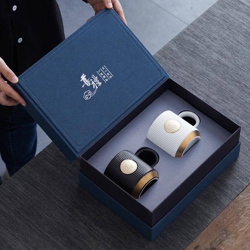 Керамический набор кофейных кружек «Богиня Шанци» (пара)