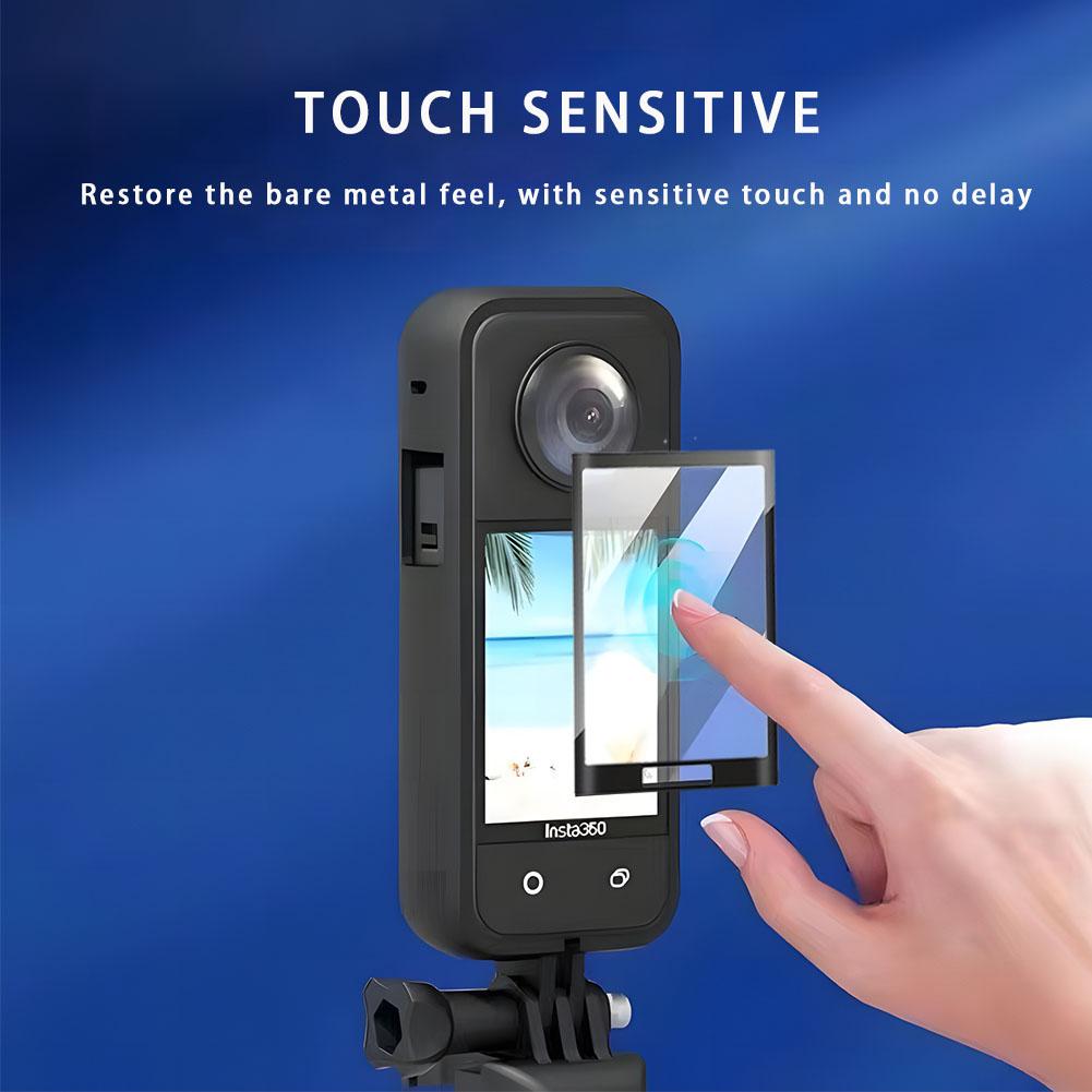 Für Insta 360 X3 Objektivschutzfolie Set, Kratzfeste Objektivschützer Dual-Objektiv 360 Mod für Insta360 X3 Zubehör