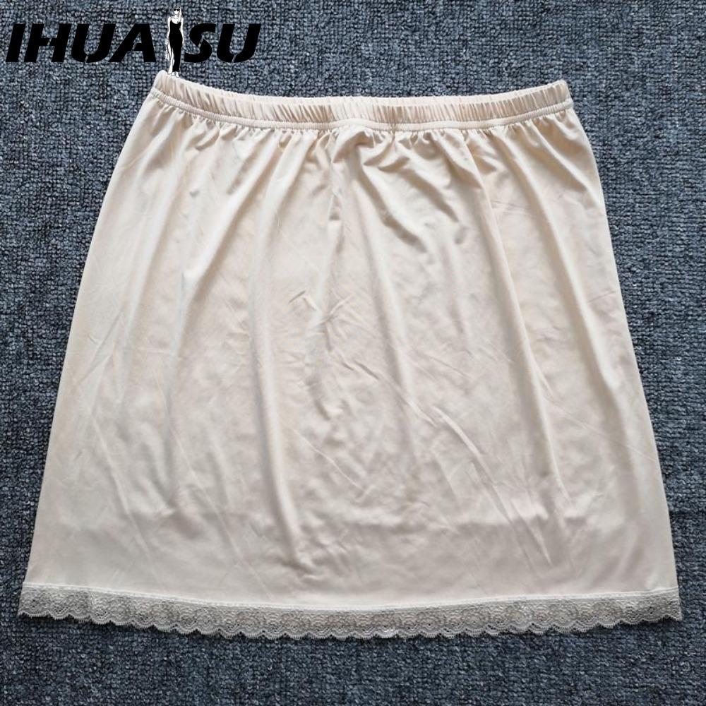 IHUASU Women's Fashion Casual Solid Color Print Summer Spring Skirt