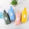 Simple and Creative Multifunctional Pencil Case Double Layer Stationery Bag Geometric Series Large Capacity School Supplies