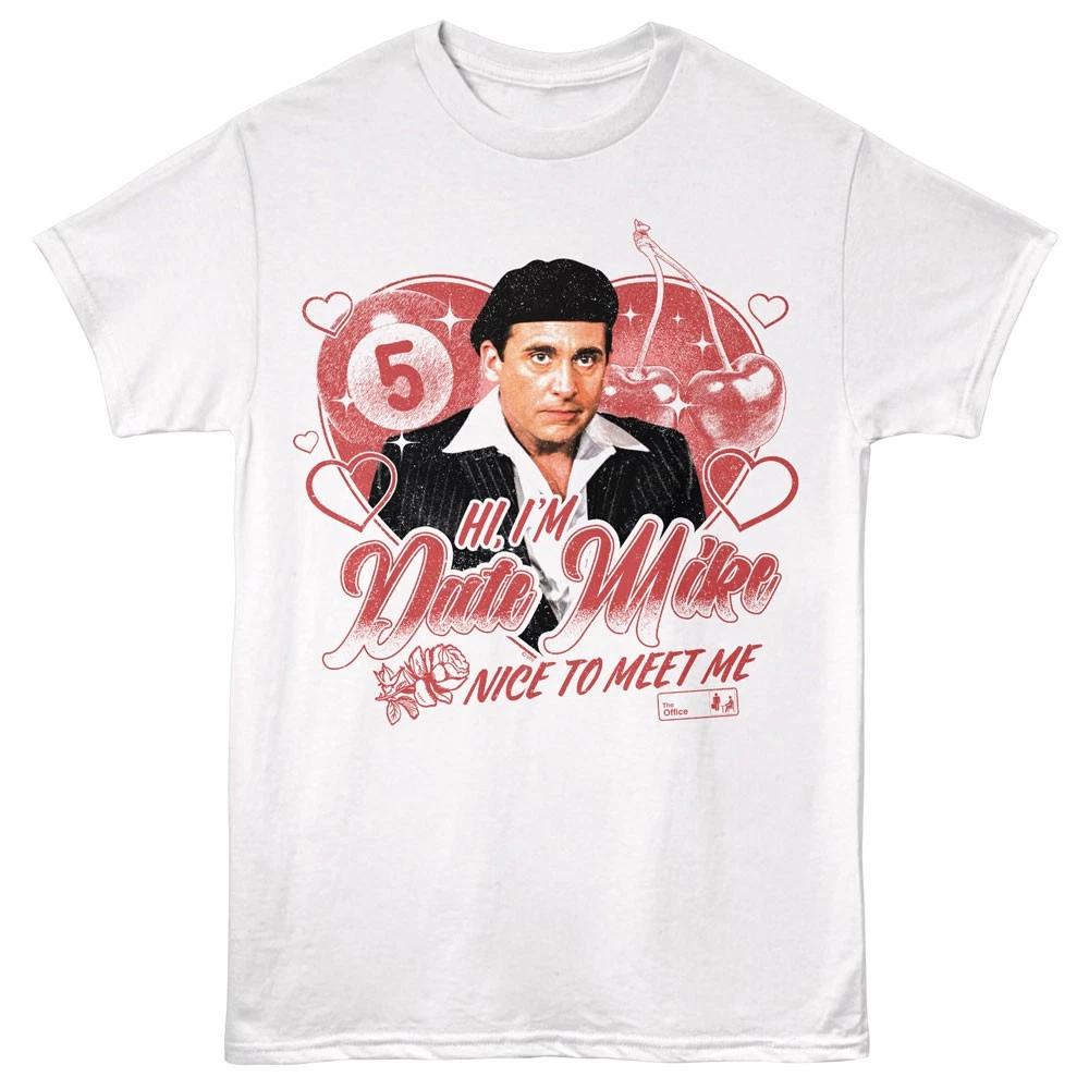 The Office TV Show Date Mike Rose Hearts Cherrys 5 Ball Men s T shirt XL