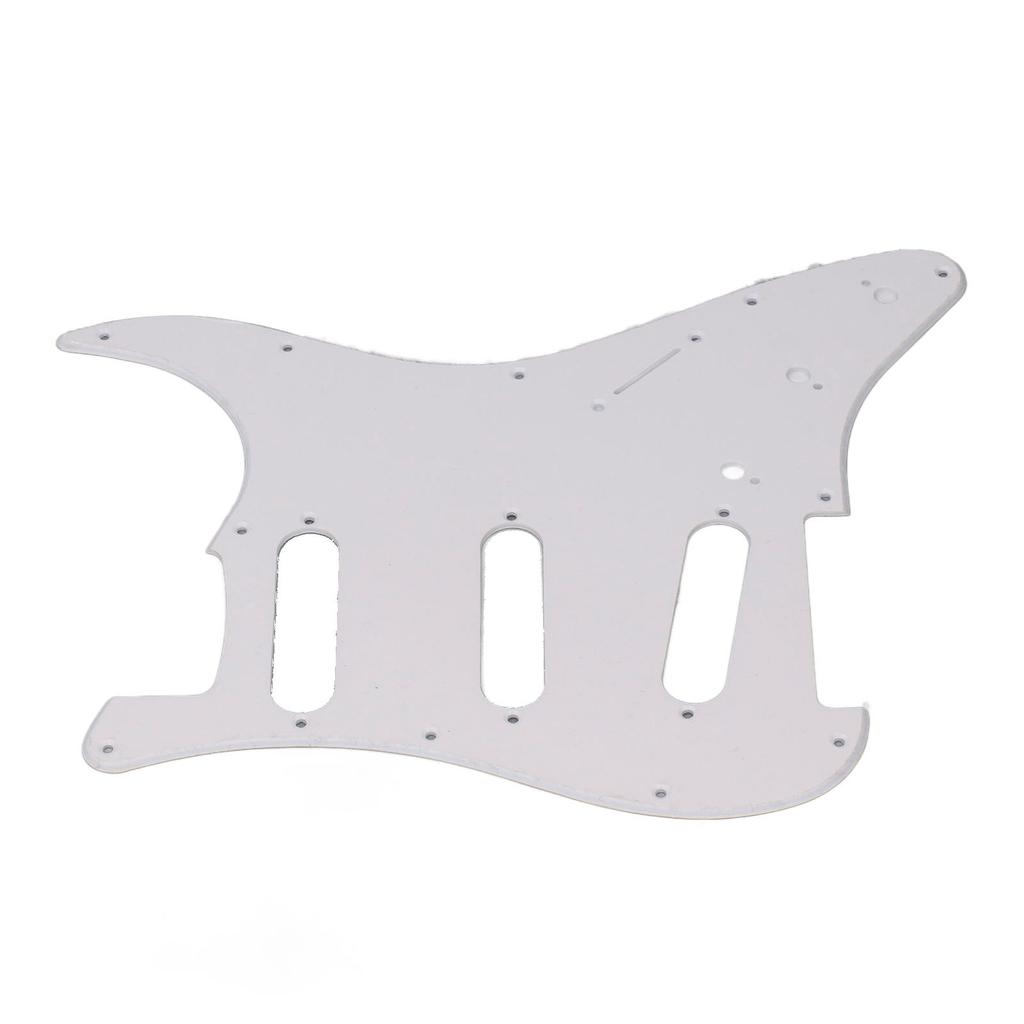 PVC Guitar Pickguard 11 Mounting Holes Scratch Resistance Plate SSS Guard Plate Replacement for Strat ST Style
