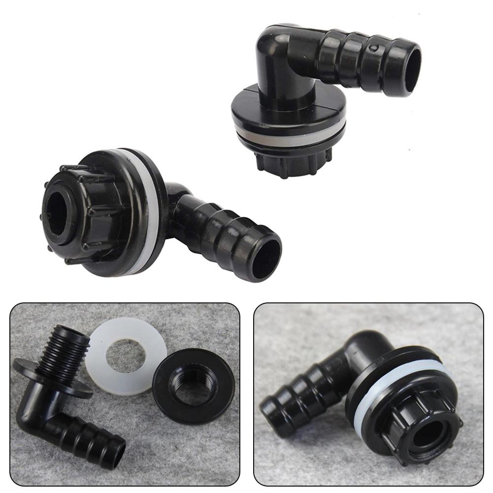 3/8" To 14mm Elbow Connector Hose Nozzle For Water Tank Fish Tank Hose Joints Aquatic Pet Irrigation Water Pipe Drain Connectors
